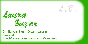 laura buzer business card